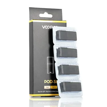 

4pcs/pack Original Voopoo Drag Nano Replacement Pod Cartridge 1.0mL Refillable Pod System