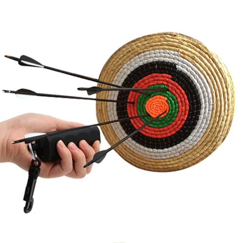 

Outdoor Black Silicone Gel Archery Target Hunting Shooting Bow Arrow Puller Remover Keychain Equipment