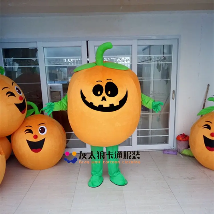 Pumpkin Mascot Costume Suits Cosplay 