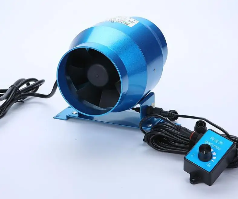 

110V/220V 18W 4" Mixed Flow Inline Duct Fan Ventilator Exhaust Fan Booster Turbo Fan Round Pipe Fan