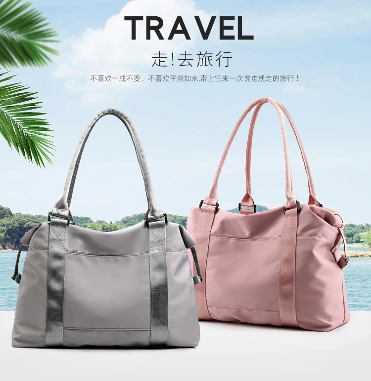 Large Capacity Women Handbags Shoulder Bags Nylon Casual Travel Beach Tote Bag Solid Ladies Hand Bag Bolsas
