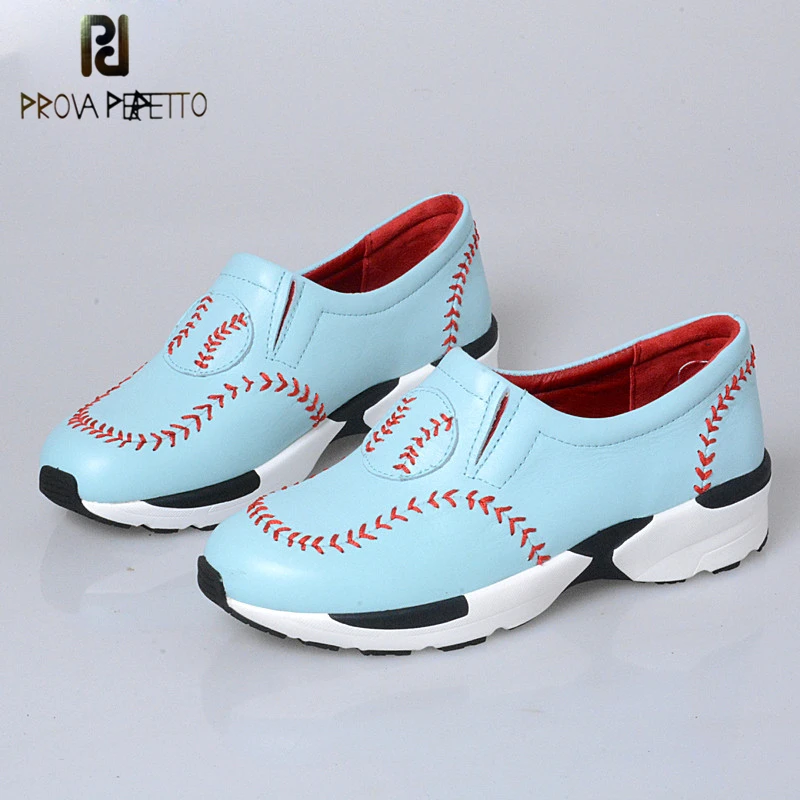 Prova Perfetto Leisure Style Baseball Sewing Thick Bottom Wedge Shoes Pointed Toe Concise Slip On Woman Vulcanized Shoes Prova Perfetto Leisure Style Baseball Sewing Thick Bottom Wedge Shoes Pointed Toe Concise Slip On Woman Vulcanized Shoes