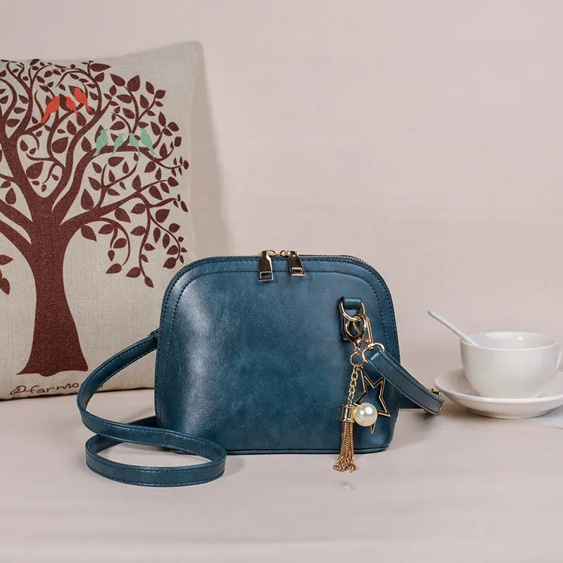 Женская кожаная сумка, сумки через плечо для женщин, сумка Bolsos Schoudertas Dames Moda Mujer, дизайнерская сумка-мессенджер для женщин K029 - Цвет: Зеленый