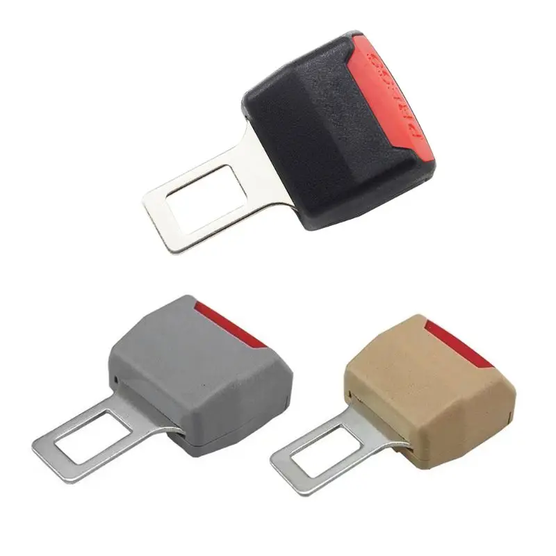 

3 Color 1Pc Car Seat Belt Clip Extender Safety Seatbelt Lock Buckle Plug Thick Insert Socket