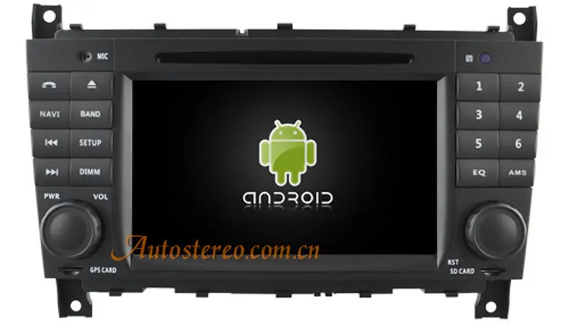 Android 5,1 4 ядра 7 дюймов Автомобильный gps автомобильный dvd плеер с навигацией видео стерео проигрыватель для MERCEDES-BENZ C CLASS W203 CLK W203 G class