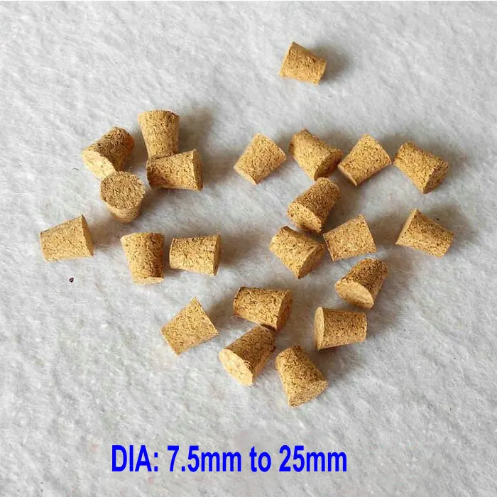 

Top Dia. 7.5mm to 25mm Cork Stopper Wooden Caps Fit For Various Test Tube, Different Size Available