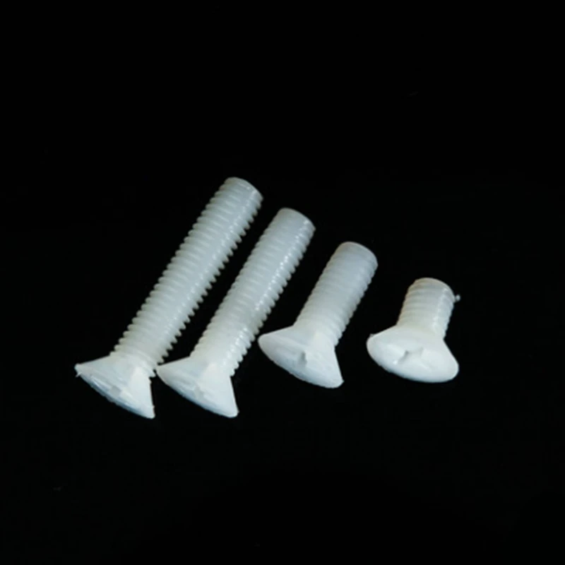 10pcs/lot Nylon screw plastic countersunk head cross bolt M5-M6-M8 | Обустройство дома