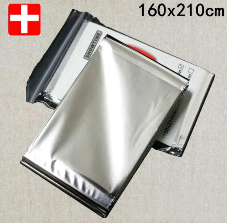 210*160cm Outdoor Camping Emergency Blanket Portable Thermal Insulation