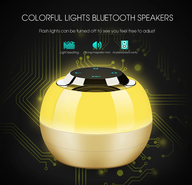 LED Colorful Camp Speakers mi (1)