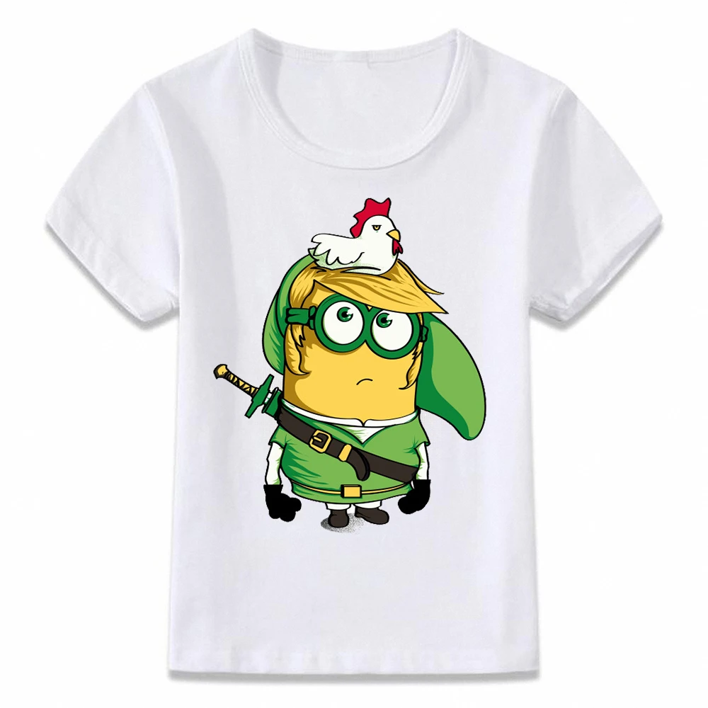 

Kids Clothes T Shirt Minion Link The Legend of Zelda T-shirt for Boys and Girls Toddler Shirts Tee oal282