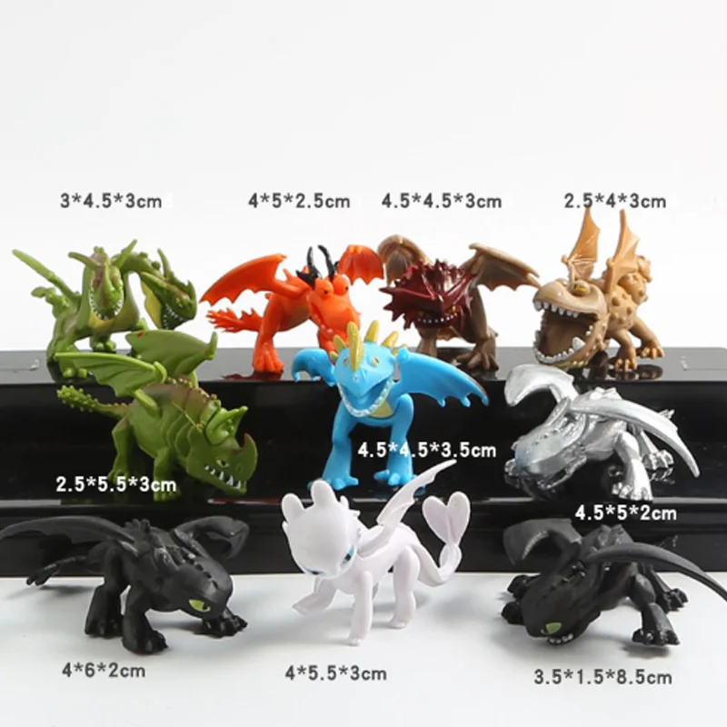 Three style How to Train Your Dragon 3 action figures Light Fury/Night Fury Toothless Model doll Collection Decora Toys children Three style How to Train Your Dragon 3 action figures Light Fury/Night Fury Toothless Model doll Collection Decora Toys children