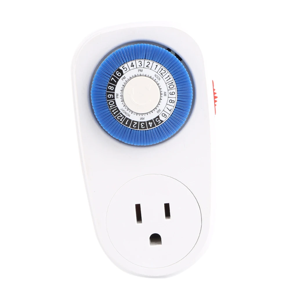 plug in mechanical segment timer switch 24hour socket wall plate us standard wall socket electric timer 