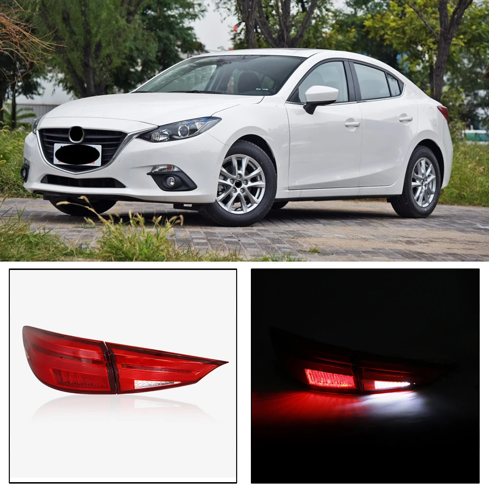 Capqx 1 комплект для Mazda3 Mazda 3 Axela для салона Sedan- светодиодный задний блок освещения тормозной фонарь стоп парковки заднего фонаря