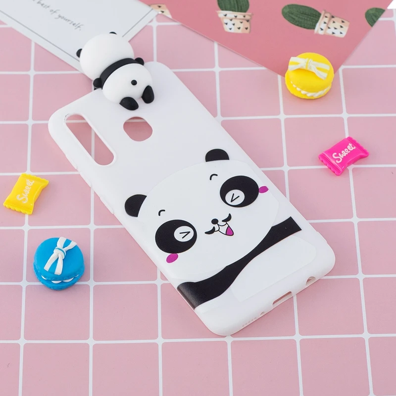 Чехол для Huawei Y9 2019 мягкий чехол из ТПУ с 3D рисунком панды Единорога Y 9 Y92019 JKM LX1