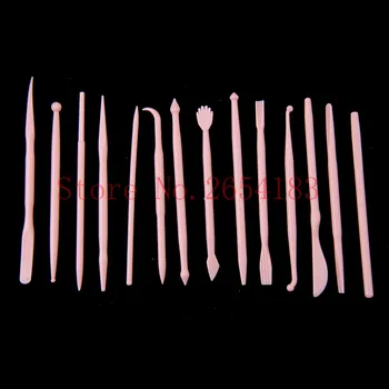 

14PCS Carving Knife Set Sculpting Polymer Plunger Cutter Fondant Cake Mold Cupcake Cookie Pastry Chocolate Baking Tool FQ2009