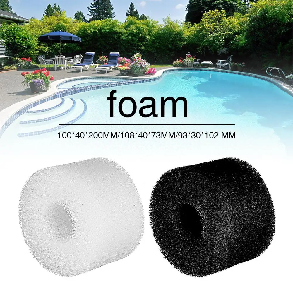 

3 Sizes Swimming Pool Filter Cleaning Equipment Foam Reusable Washable Sponge Cartridge Foam Pool Cleaner filtre piscine