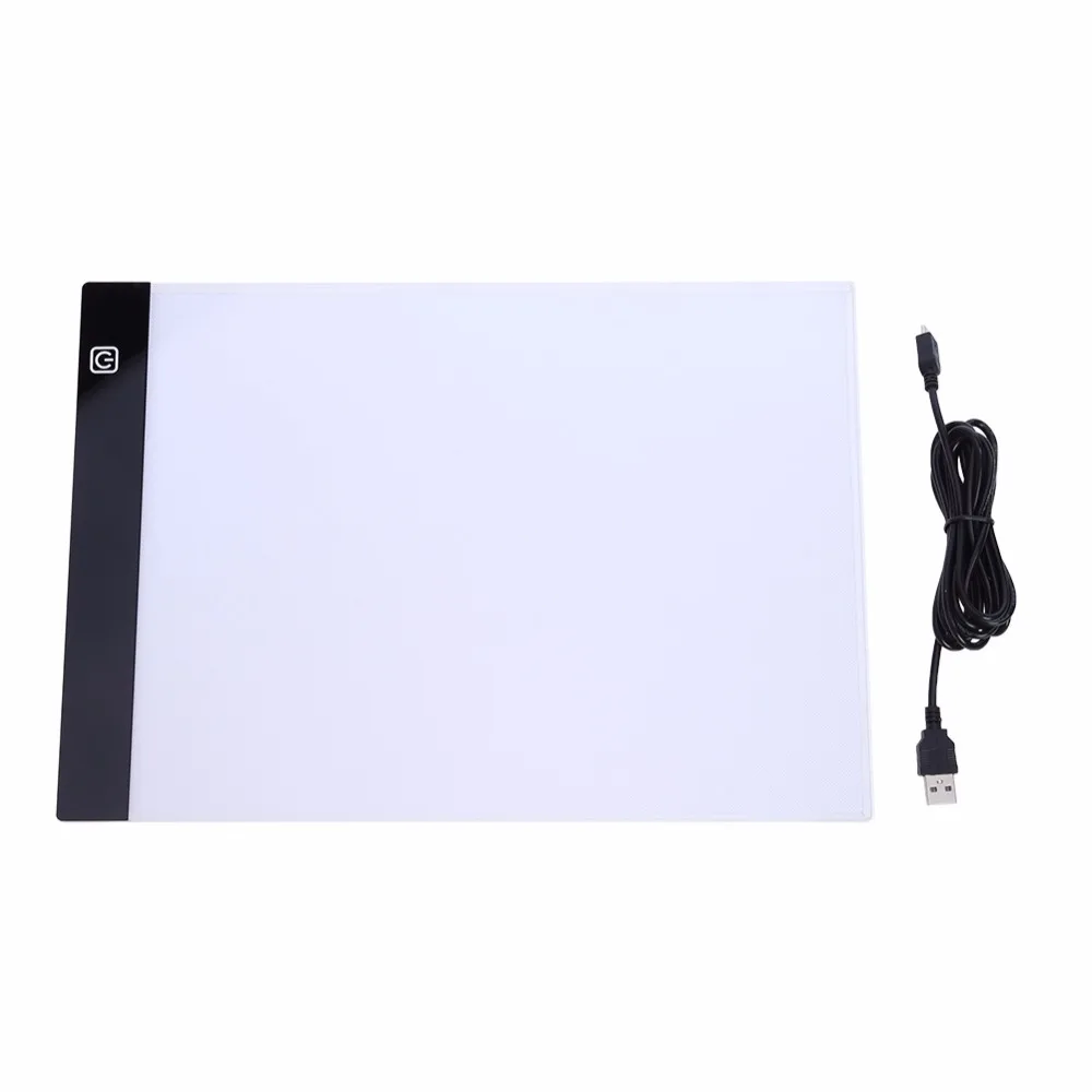 Светодиодный светильник с графическим планшетом для рисования, трафаретная доска, копировальная доска, цифровой планшет для рисования, Artcraft A4, копировальный Настольный светодиодный планшет