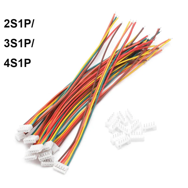

10 PCS 2S1P / 3S1P / 4S1P Balance PVC Charger Cable Wire JST XH Connector Adapter Plug-M55