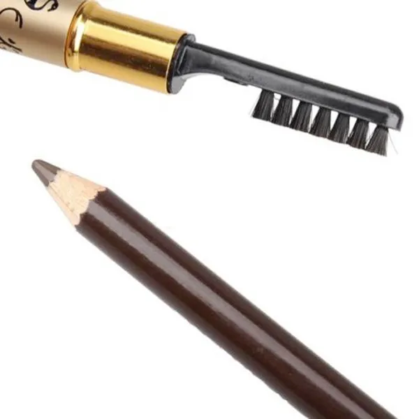 1 шт. модный макияж стойкий Леопардовый карандаш для бровей с кисточкой Водонепроницаемый maquiagens 5 цветов