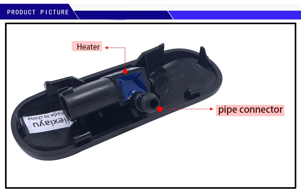 2 шт. омыватель ветрового стекла струйная Распылительная насадка с подогревом для Passat B6 Jeta Golf CC Caddy tiguan 2KD 955 986 5M0 955 986 C