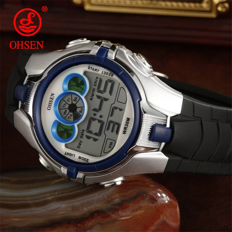 

2019 Waterproof Children Kids Boy Watches Digital LED Quartz Alarm Date Sports Electronic Quartz Sport g Watch Shock Wrist Watch