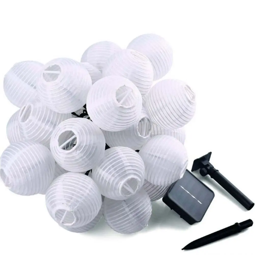 

20 LED Clear Globe Bulbs Solar LED String Fairy Light Outdoor Solar Globe Fairy Light Patio Party Wedding Garland Waterproof