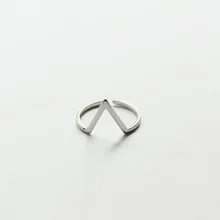 Koren модное ювелирное изделие, 925 пробы, серебряное, простое, v-образный, с открывающимся элементом, индивидуальное, красивое кольцо SR112