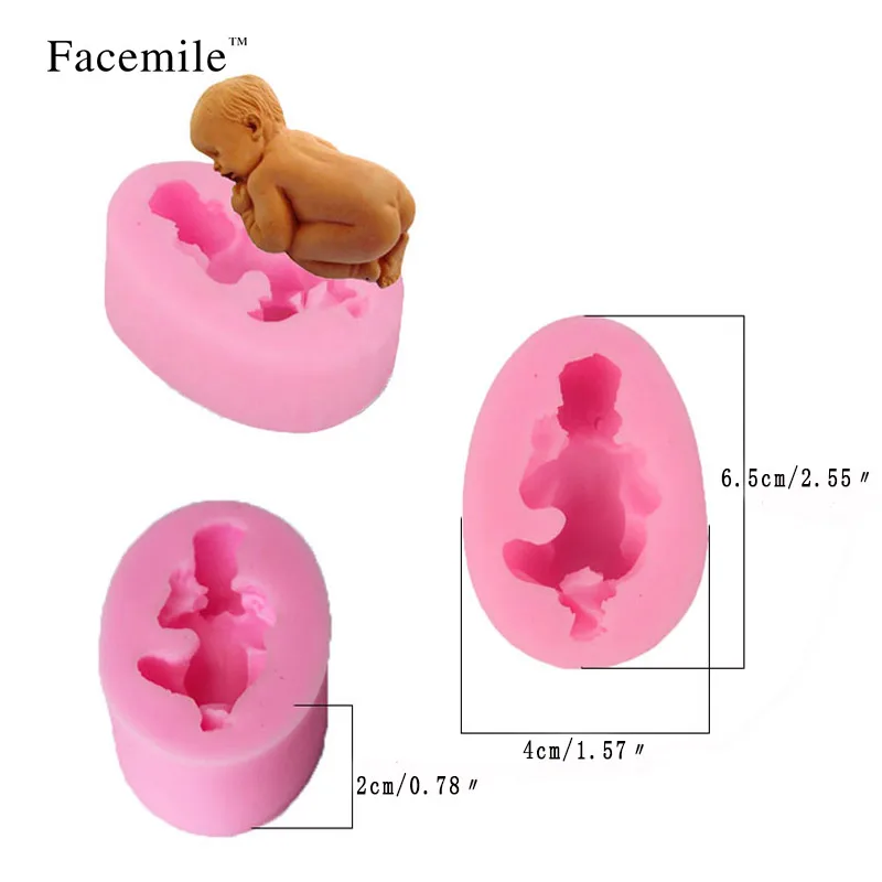 Facemile 3D силиконовая форма для помадки спальные детские подарочные инструменты