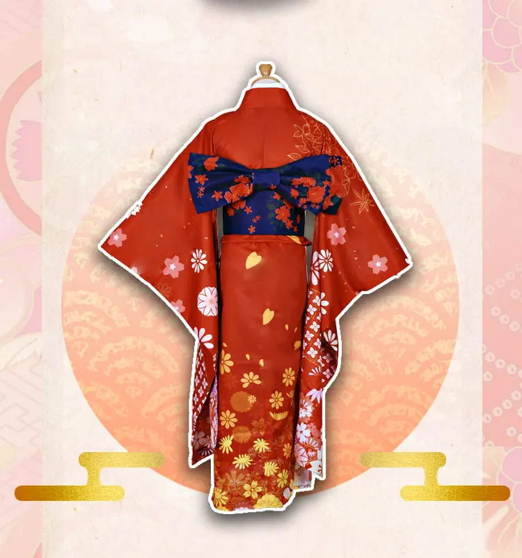 Azur Lane Kantai Collection Yuudachi Cosplay Costume Kimono Dress Uniform Halloween Carnival Anime Outfits