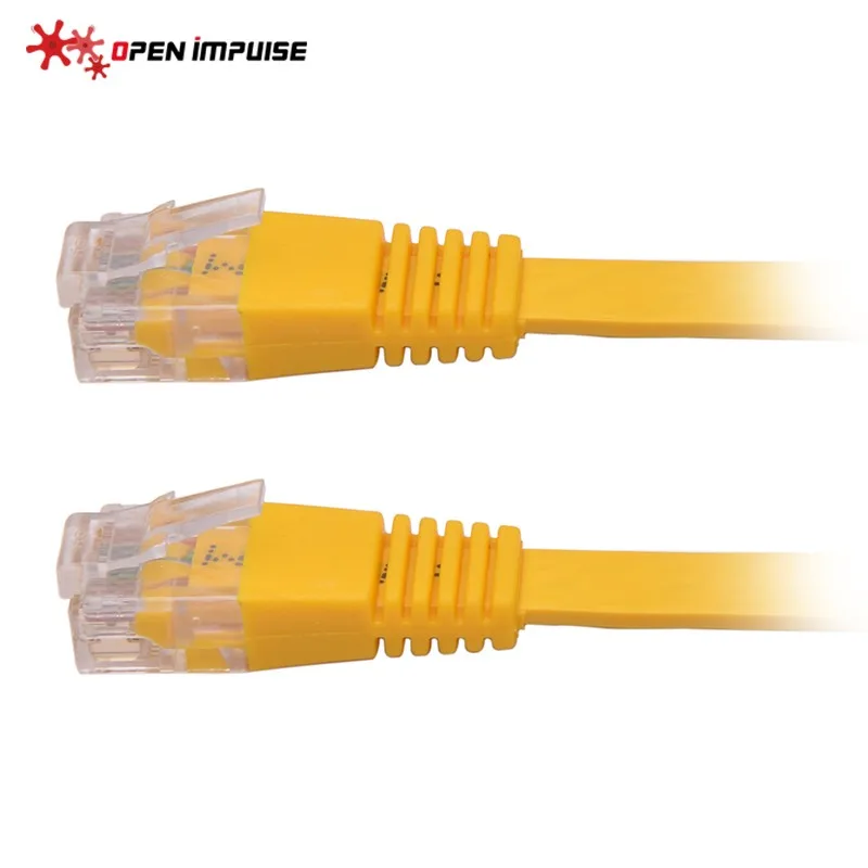 New Yellow Ethernet Cable cat6 10ft 550 MHz Lot Of 25