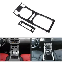 Автомобильный карбоновый АБС центр управления панельная Накладка для коробки передач Накладка для Range Rover Evoque