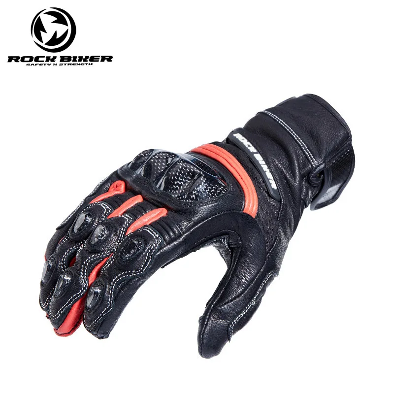 

2018 MOTO Non-slip Touch Screen Carbon Fiber Motorcycle gloves Leather Summer Motocross Gloves Protective Cycling Racing luvas
