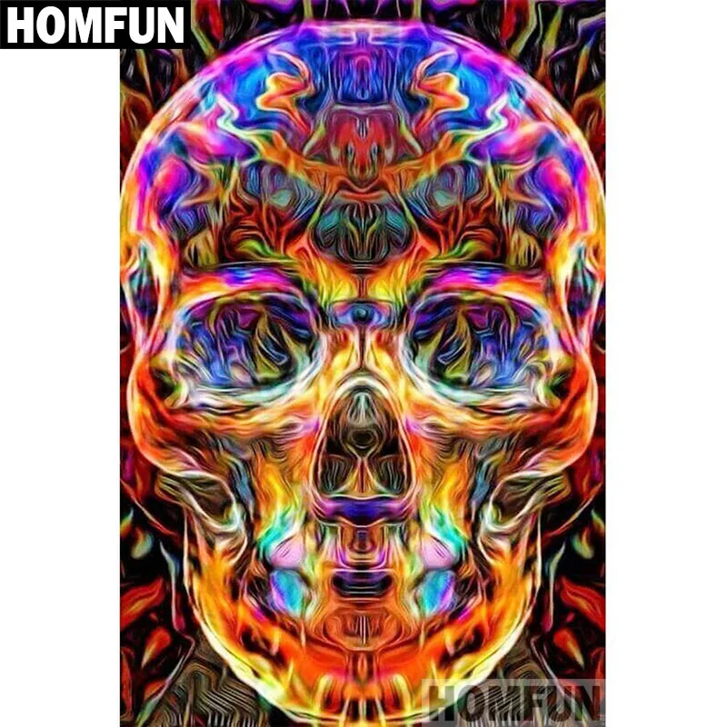 A06548      Colorful skull