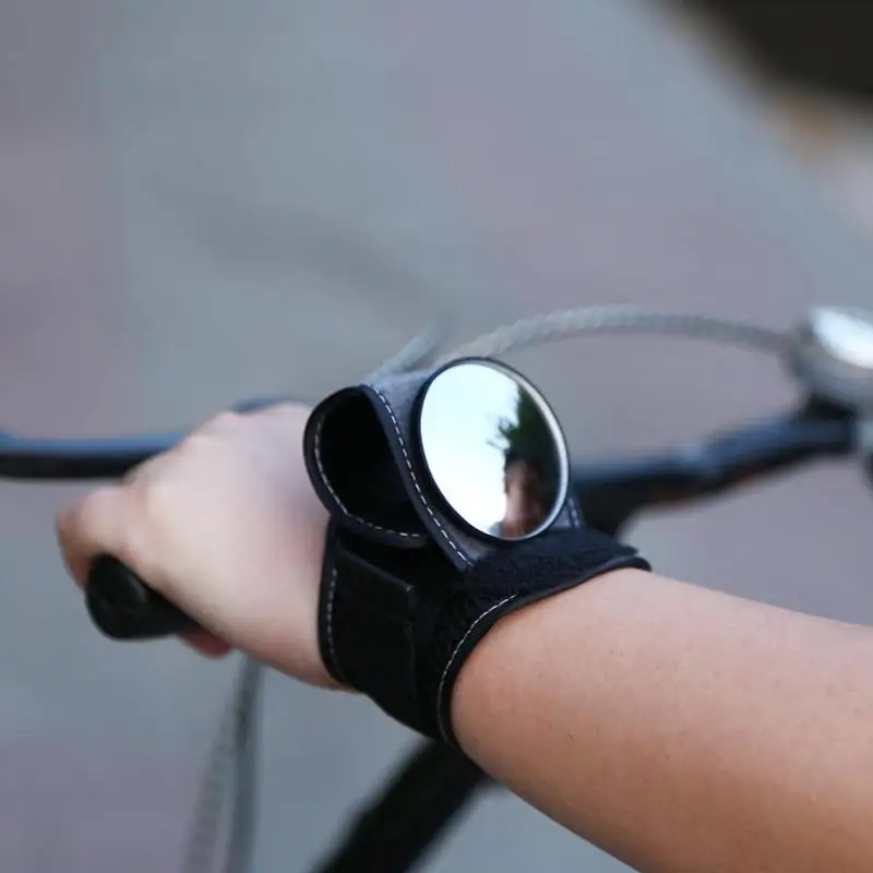 

Bicycle Back Mirror Cycling Wrist Band Strap Reflex Rear View Rearview Arm Wrist Cycling Gloves with Bike Mirrors Bikes Parts