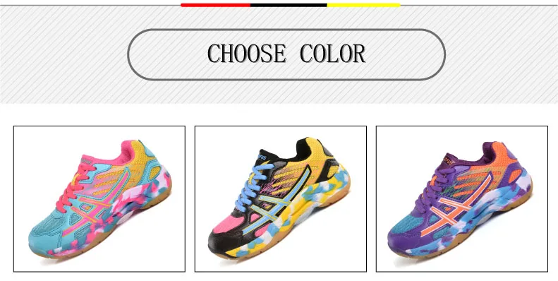 2019 New Sneakers Men Volleyball Shoes Unisex Light Sports Breathable Badminton Shoes Women Sneakers Wear-resistant (3)