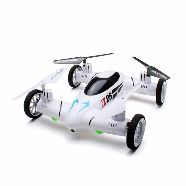 

X25 2.4G 8CH 6-Axle Speed Switch With 3D Flips RC Quadcopter Flying Car RTF