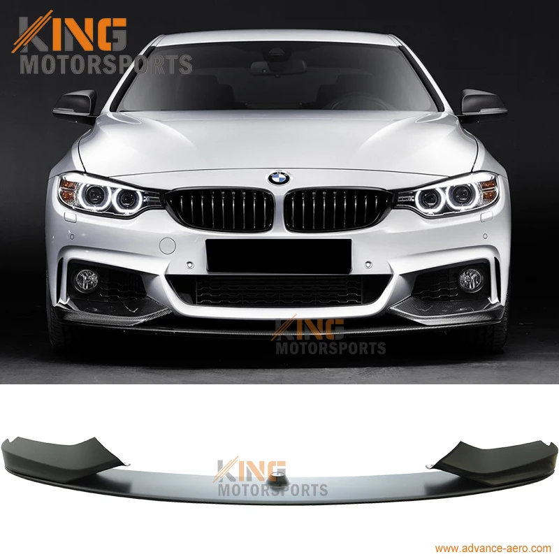 

For 2014 2015 BMW F32 4 Series M-Tech Only Front Bumper Lip Spoiler - Polypropylene (PP)