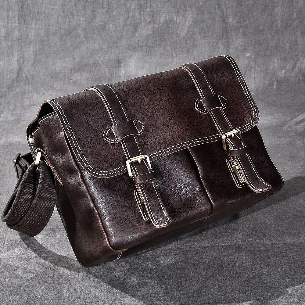 

Genuine Leather SLR Camera Bag National Geographic Photography Camera Bag Movable Briefcase Laptop Tote Messenger Shoulder Bag