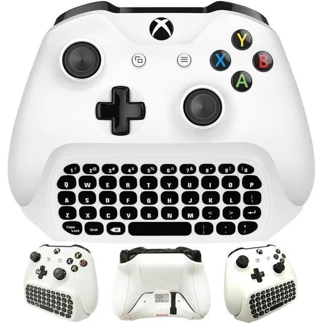 Best Price 2.4G Mini Gaming Keyboard Wireless Chat Message KeyPad with Audio/Headset Jack for Xbox One X&Slim Game Controller Gamepad