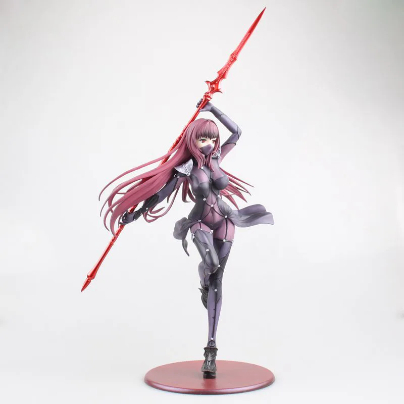 28 см аниме фигурка Fate/Grand Order слуга Scathach Lancer длинное копье Ver 1/7 Fate Stay Night Сексуальная Модель Коллекционная кукла