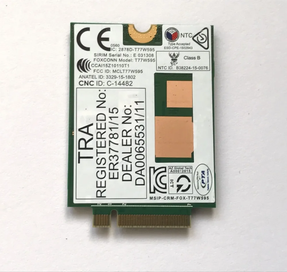 4G LTE Module lt4120 X5 LTE T77W595 796928-001 4G WWAN M.2 150Mbps LTE Modem For HP Elite x2 840 850 G3 640 650 645 G2