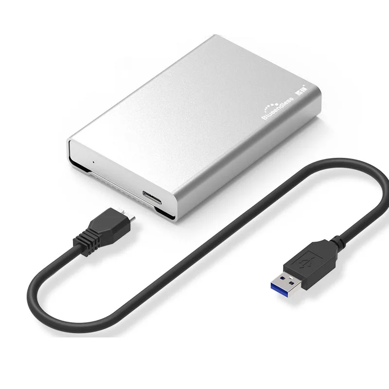 Blueendless все металлические USB3.0 2,5 дюймов 1 ТБ 2 ТБ внешний жесткий диск SSD жесткий диск для ноутбука Тетрадь Настольный ТВ Портативный HD жесткий диск