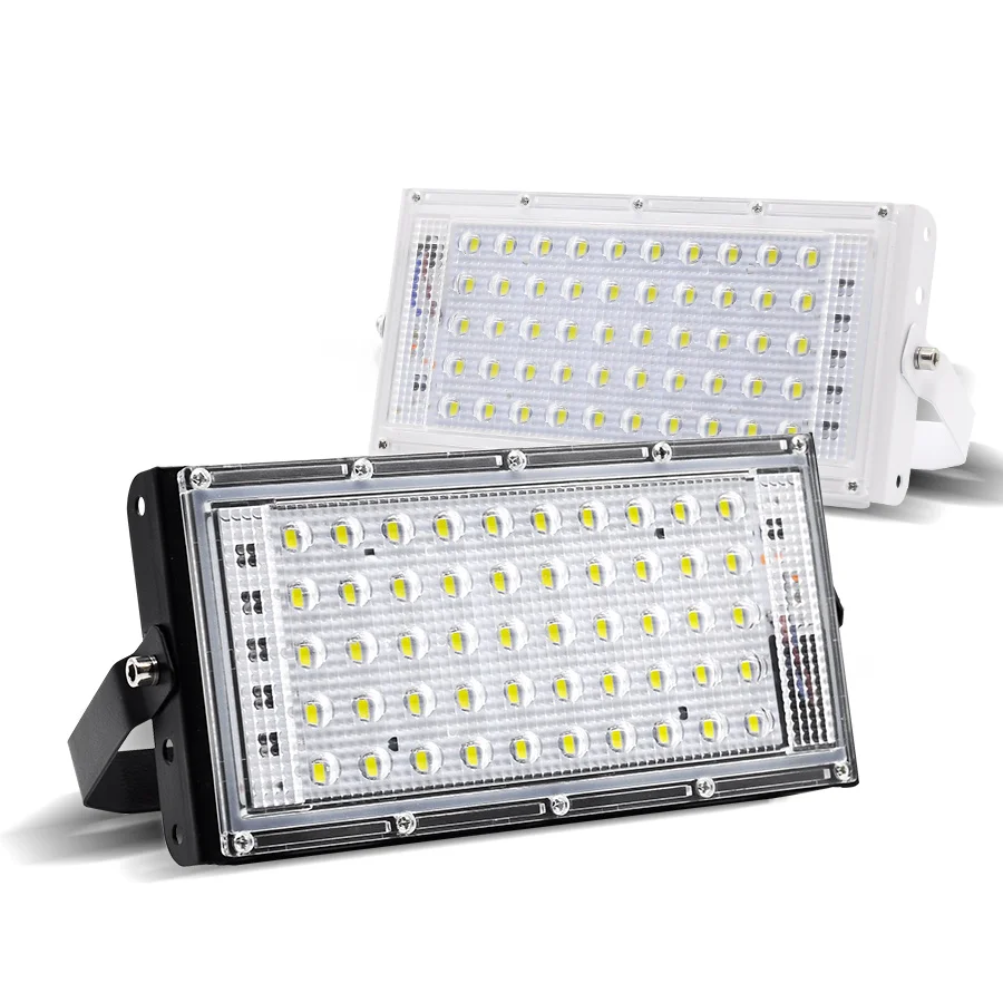 AC 220V 50W IP66 Waterproof LED Five colors of light selection Floodlights High Power Outdoor lighting ABS | Освещение