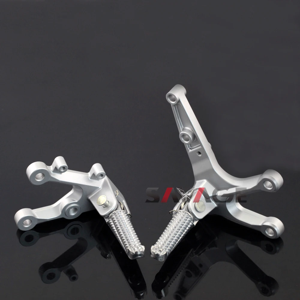 

For YAMAHA YZF-R25 YZF-R3 MT-25 MT-03 Motorcycle Front Left Right Footrest Foot Pedal Peg Mount Bracket