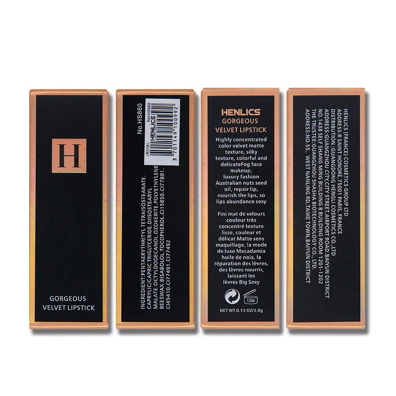 HENLICS Brand 28 Colors Gorgeous Velvet Waterproof Matte Lipsticks Long-lasting Easy to Wear Lips Makeup Cosmetics  (1)