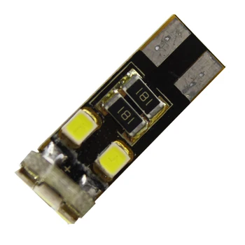 

4pieces White Can bus No Error T10 W5W 8 LED Bulbs 3528/1210 SMD Driving Car Light High Quality Lamp 12V