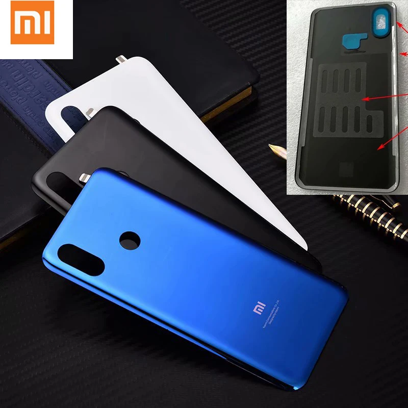 

Original Xiaomi mi 8 mi8 Back Glass Battery Cover Rear Door Housing Case Cover mi 8 Panel Replacement For xiaomi mi 8 Funda Capa