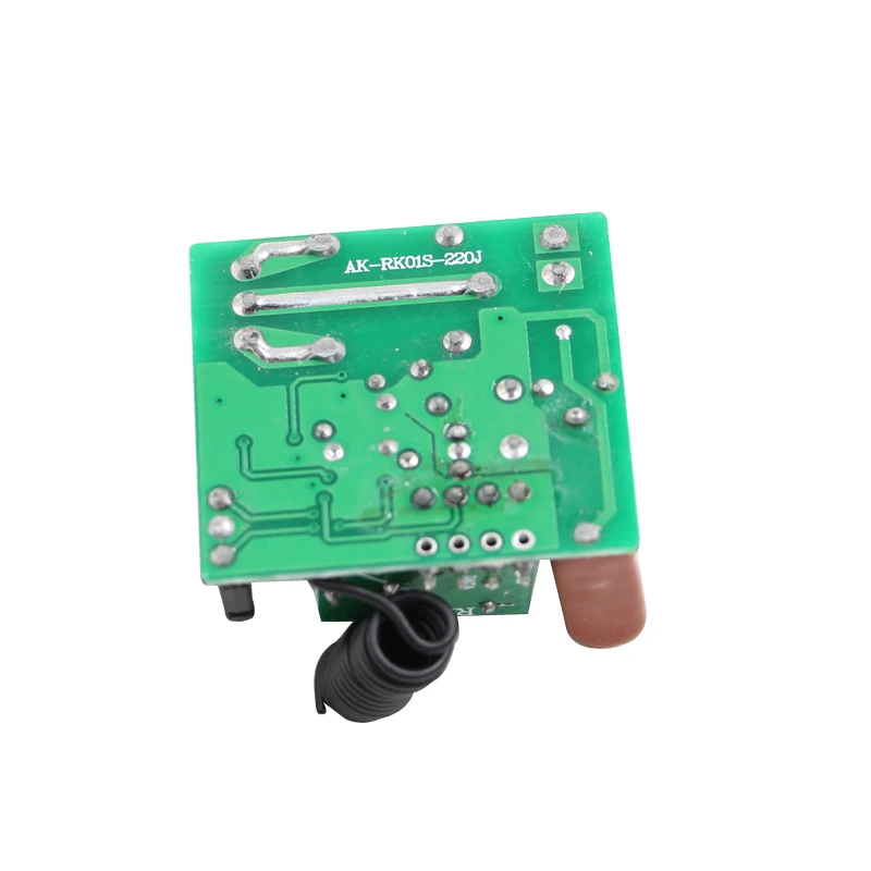 Simpls Design 220V Mini Wireless Remote Control Switch Relay Receiver with Transmitter for Smart Home 315/433MHZ Easy to Take