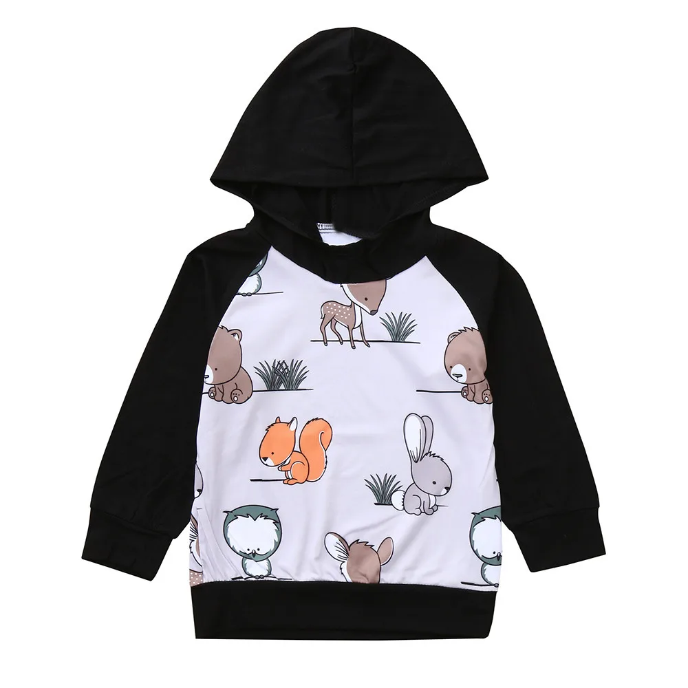 Buy Child Hooded Sweatshirt Squirrel Animal Print