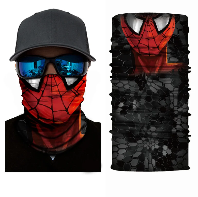 

Party Masks New 3D Spiderman Running Cap Hat Full Face Protective Mask Sports Training Skateboard Ski Mask Masquerade Mask